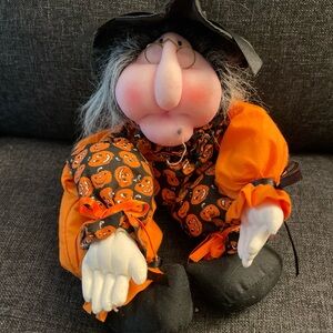 1992 vintage Halloween witch decoration.